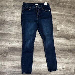 Good American Deep Indigo Skinny Jeans